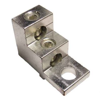 2S2/0-TP-STK2-W-44-50-HEX (2/0-14 AWG) Dual Wire Stacker Lug